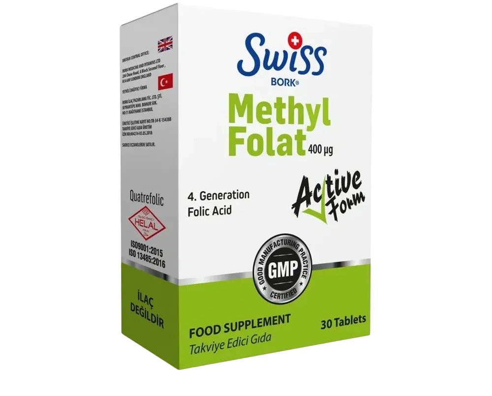 Swiss Bork Methyl Folat 30шт