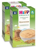 Каша Hipp "Мультизлаки", безмолочная, с 6 месяцев, 2х200г