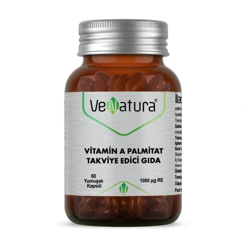 Витамин А 1000 мкг. Пальмитат. Турция. Venatura vitamin A palmitat