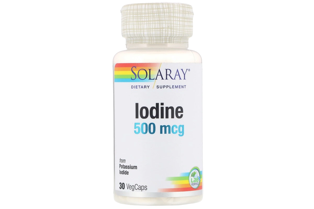 SOLARAY | Iodine 500мкг 30 капсул.