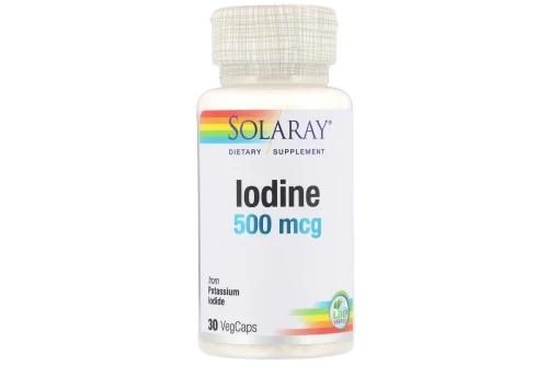 SOLARAY | Iodine 500мкг 30 капсул.