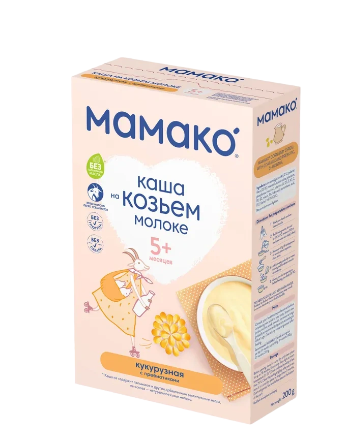 Каша МАМАКО Кукурузная на козьем молоке