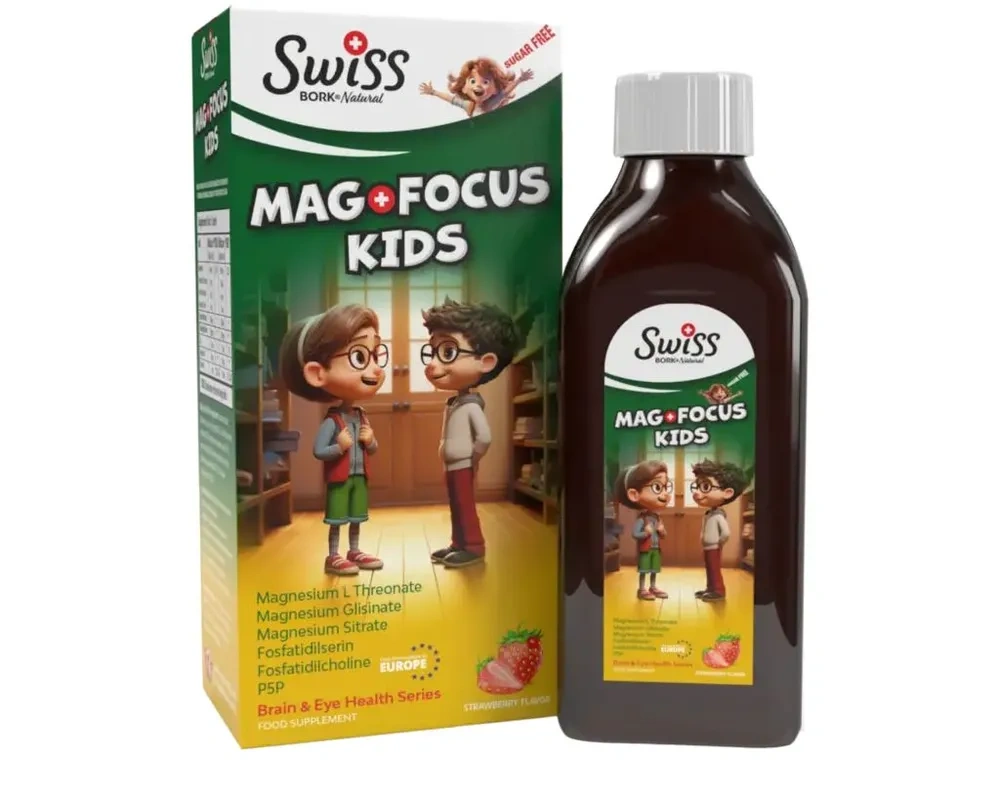 Swiss Bork Mag Focus Kids магний для детей 150 мл