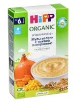 Каша Hipp "Мультизлаки с овощами", безмолочная, с 6 мес, 200г