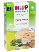 Каша Hipp гречневая, безмолочная, с 4 месяцев, 200г