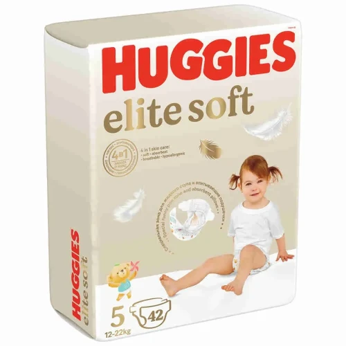 Подгузники Huggies elite soft размер 5 (42шт)