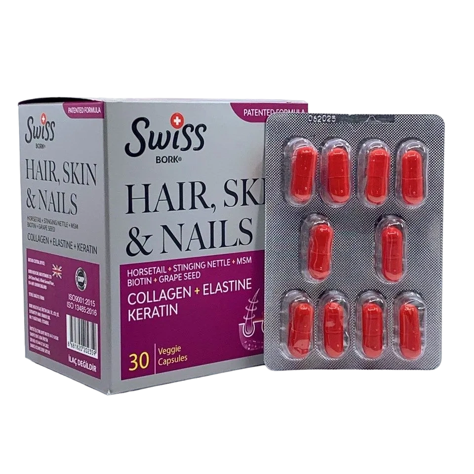 Swiss Bork Комплекс Hair, Skin, Nails 30 caps