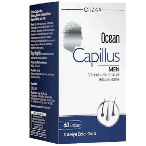 Orzax Ocean capillus men/ для укрепления ногтей, красоты кожи, от выпадения волос