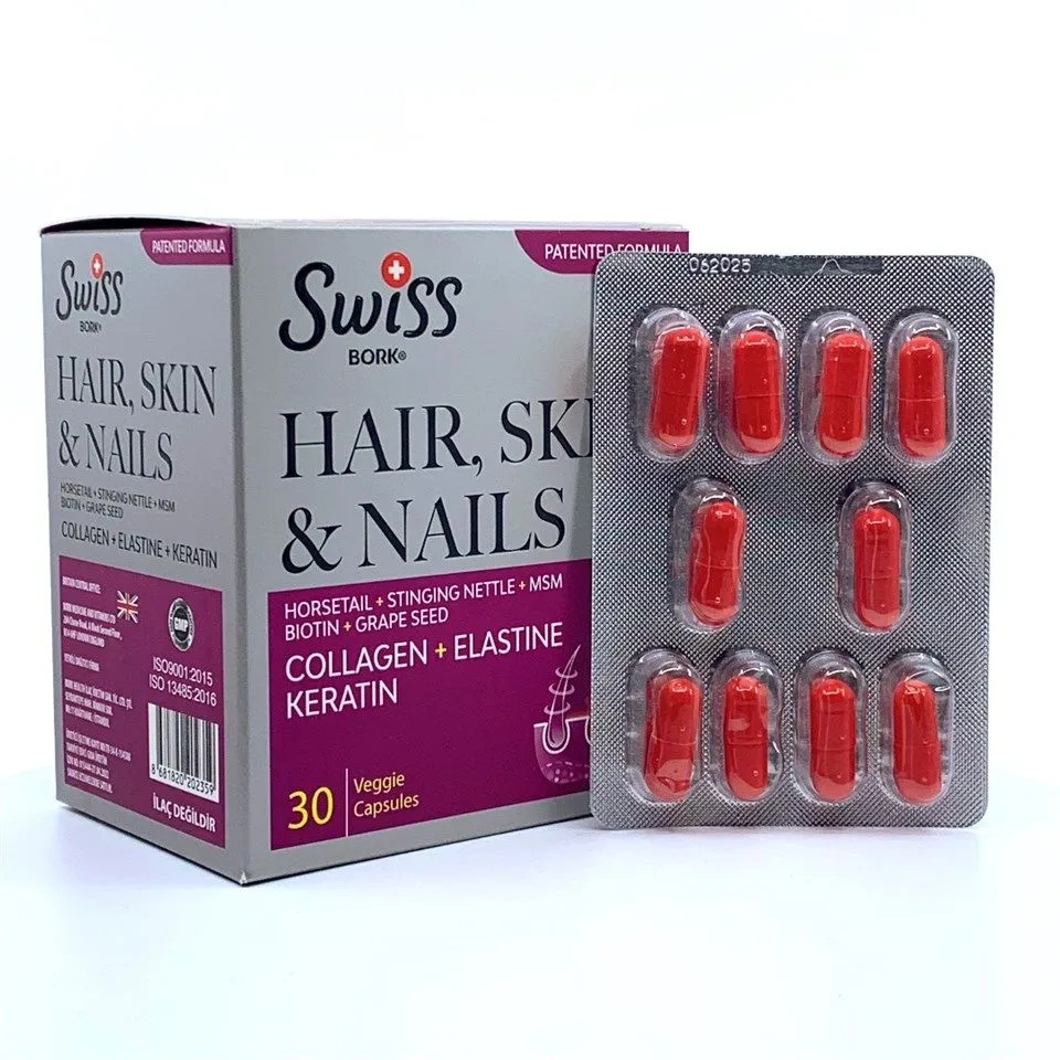 Комплекс Hair, Skin, Nails 30 caps Swiss Bork