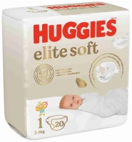 Подгузники Huggies elite soft размер 1 (82шт)