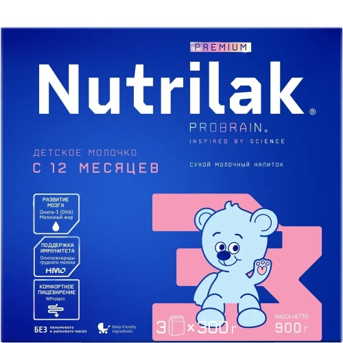 Смесь Nutrilak премиум 3 900гр