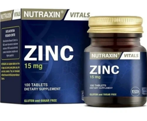 NUTRAXIN | Zinc 15mg  100 таблеток.