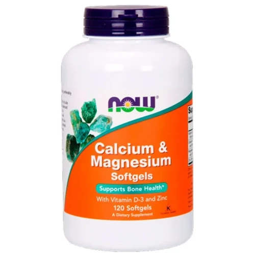 Витамины и минералы NOW Calcium & Magnesium+D3+Zinc (120 капс.)_