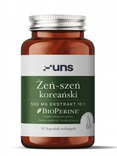 UNS Panax Ginseng 16% (40 mg) + BioPerine 90 капсул