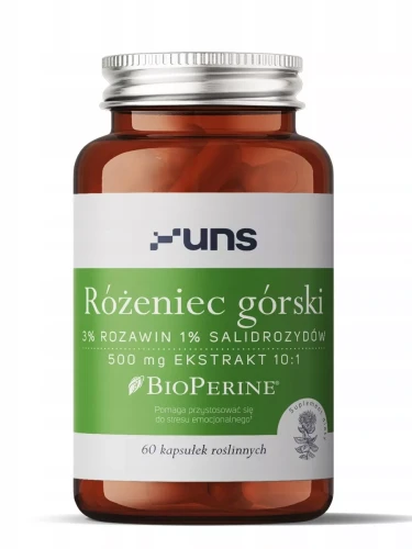 UNS Rhodiola Rosea + BioPerine 90 капсул