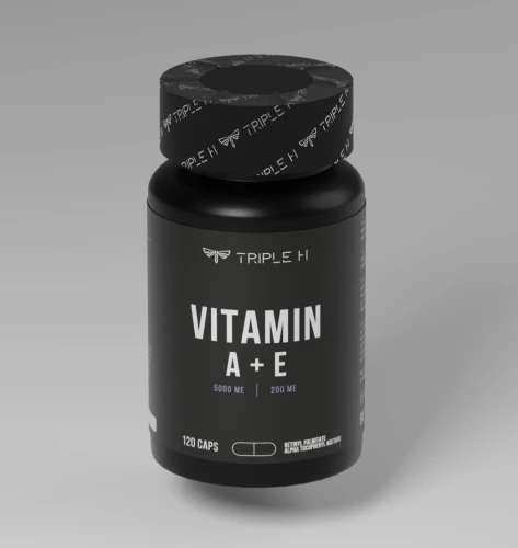 TRIPLE H Vitamin А 5000 МЕ + Е 200 МЕ, 120 капсул