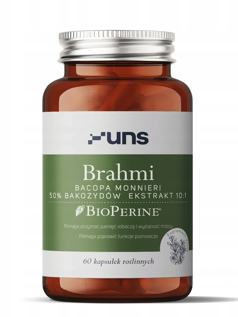 UNS Bacopa Monnieri 50% (300 mg) + BioPerine 60 капсул