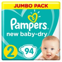 Фотография товара Подгузники Pampers Active Baby-Dry размер 2 (4-8 кг) 94шт в упаковке
