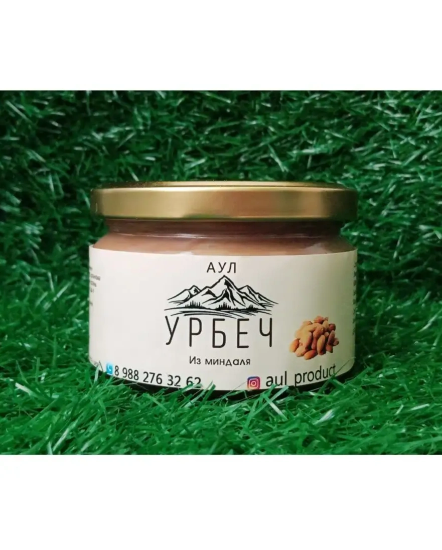 Урбеч из миндаля без сахара 230 гр
