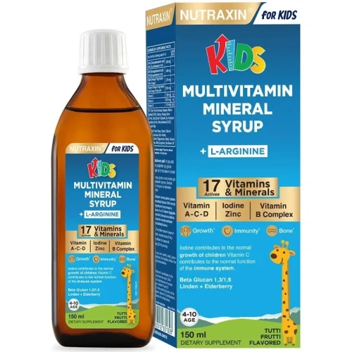 Nutraxin Kids Мультивитаминный минеральный сироп 150мл