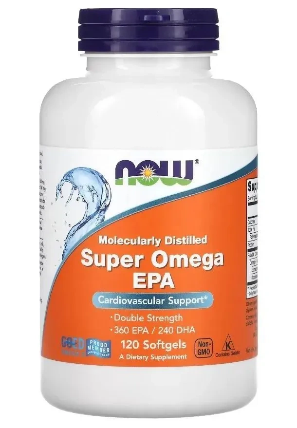 NOW Super Omega EPA 120 soft / Супер Омега ЭПК 120 гелевых капсул