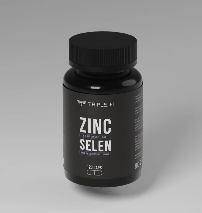 TRIPLE H Zinc + Selen, 120 капсул