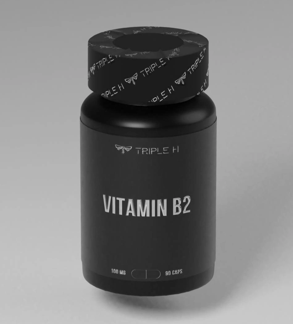 TRIPLE H Vitamin B2 100 мг, 90 капсул