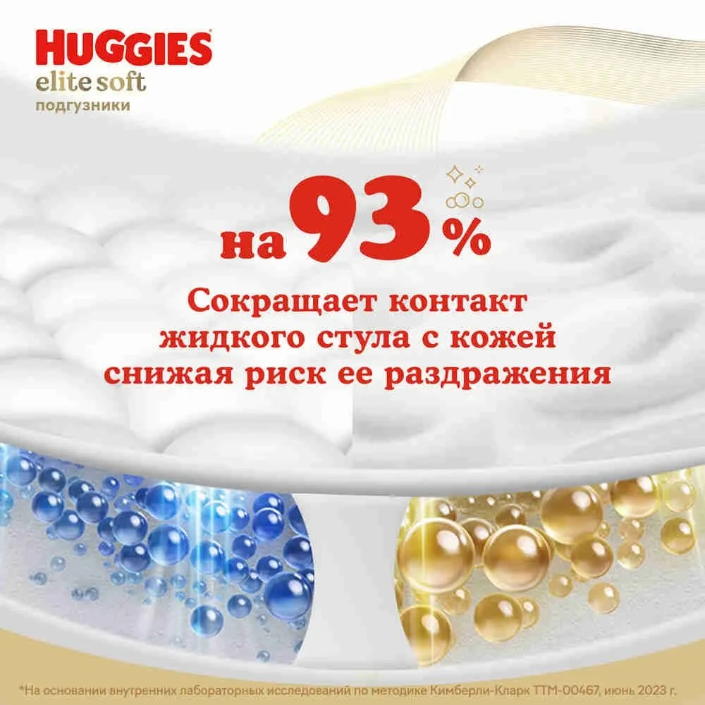 Huggies elite soft подгузники 3 (5-9 кг) 72 штуки в упаковке