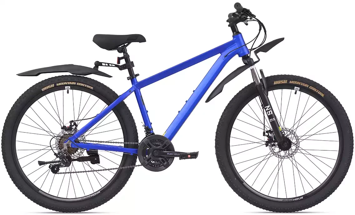 Велосипед 27,5" RUSH HOUR XS 725 DISC AL 16" синий