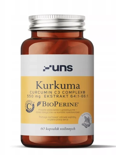 UNS Turmeric + BioPerine 60 капсул