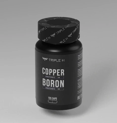 TRIPLE H Copper + Boron, 120 капсул