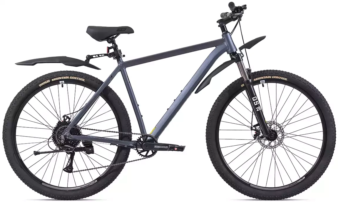 Велосипед 29" RUSH HOUR XS 935 DISC AL 21" черный