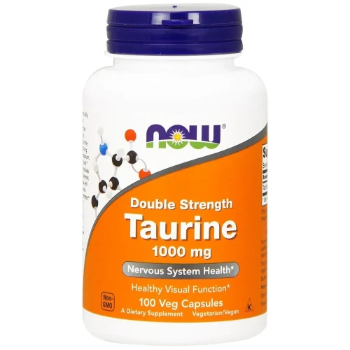 NOW Taurine, Таурин 1000 мг - 100 кап (750 мг)