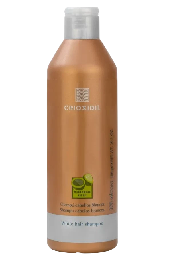 Шампунь Crioxidil для нейтрализации желтизны на седых и обесцвеченных волосах 300мл