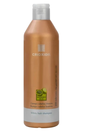 Шампунь Crioxidil для нейтрализации желтизны на седых и обесцвеченных волосах 300мл