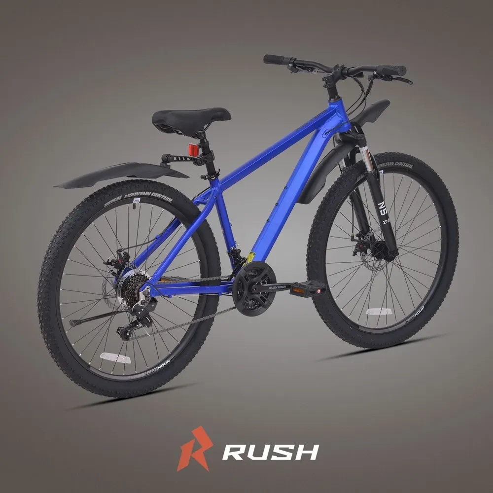 Велосипед 27,5" RUSH HOUR XS 725 DISC AL 16" синий